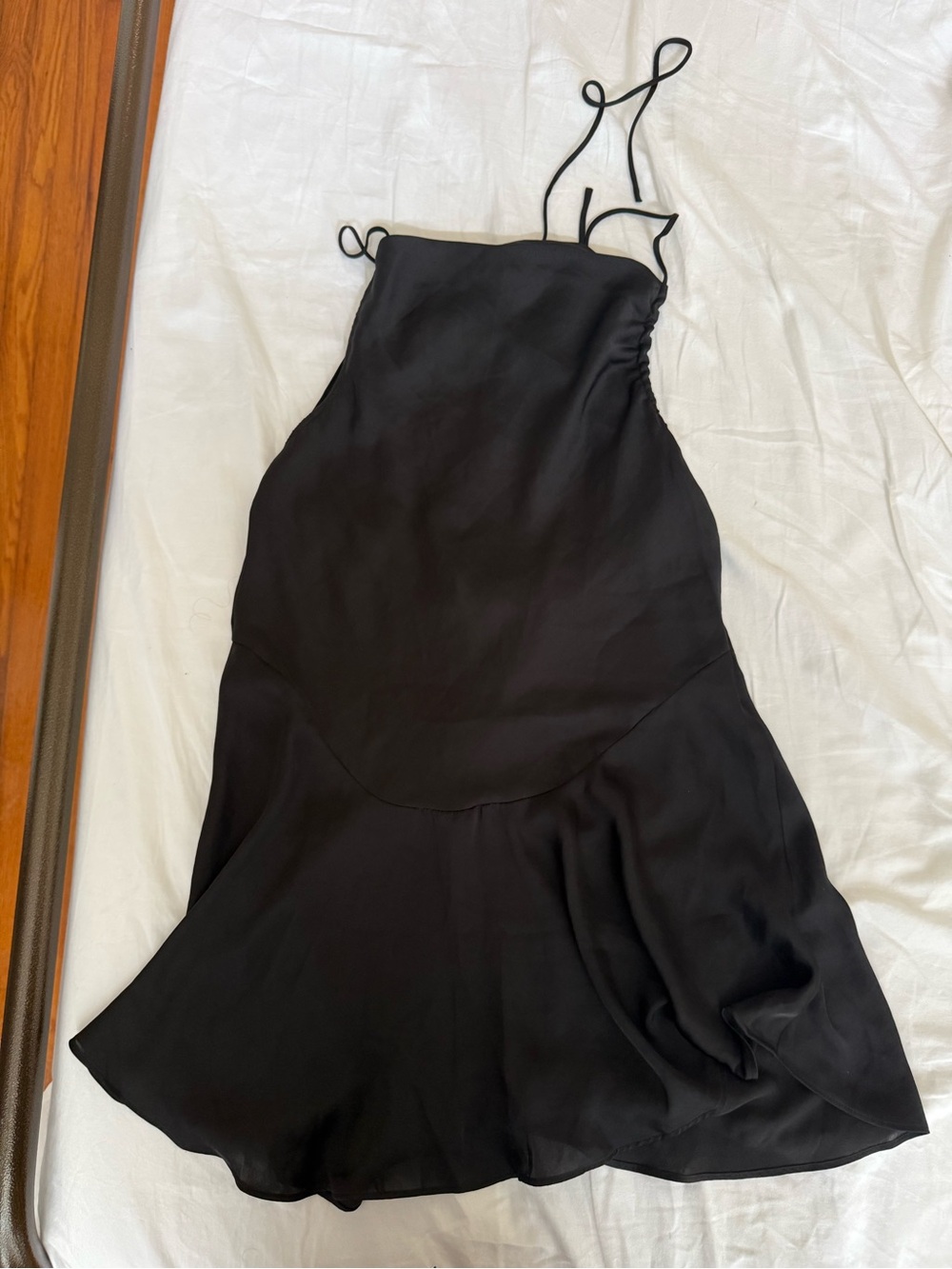 NWOT Free People Intimately Black Slip Dress